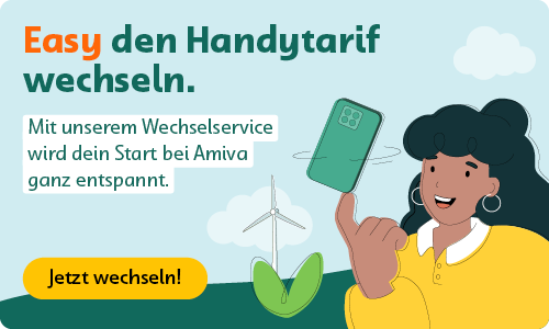 Easy den Handytarif wechseln: Mit dem Amiva Wechselservice wird dein Start ganz entspannt. Jetzt wechseln.