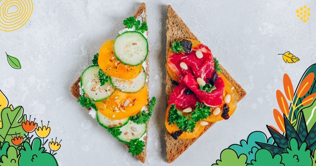 Vegan vegetarisch Unterschied